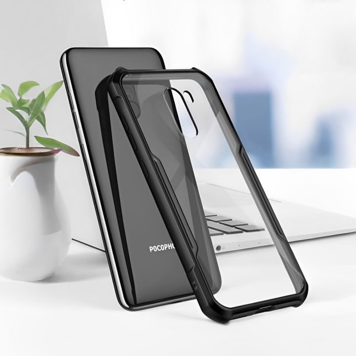 For Xiaomi Poco F1 / PocoPhone F1 Hard Case Transparent Silica Gel Matte Shockproof Slim Thin Cover Phone Casing For Xiaomi Poco F1 Back Cover