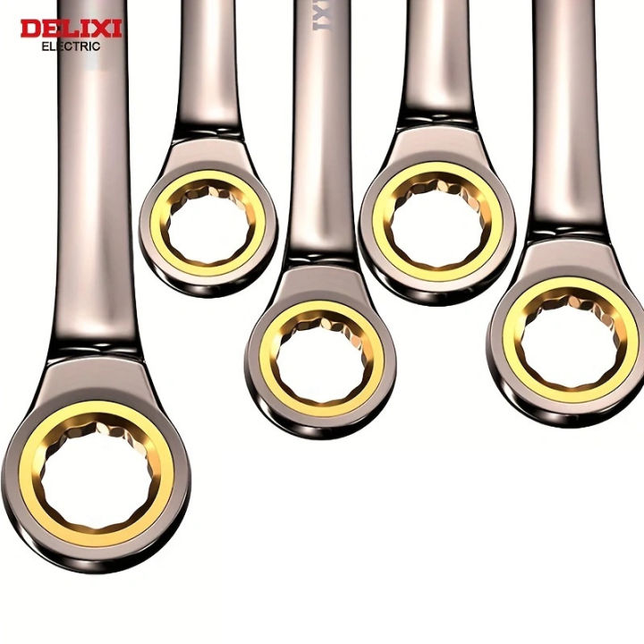 DELIXI ELECTRIC Ratchet Wrench Dual use in Both DirectionOpen-ended ...