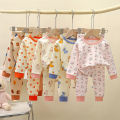New Spring Autumn Children's Clothing Sets Sleepwear Clothes Kids Pajamas Set Baby Cotton Pyjamas. 
