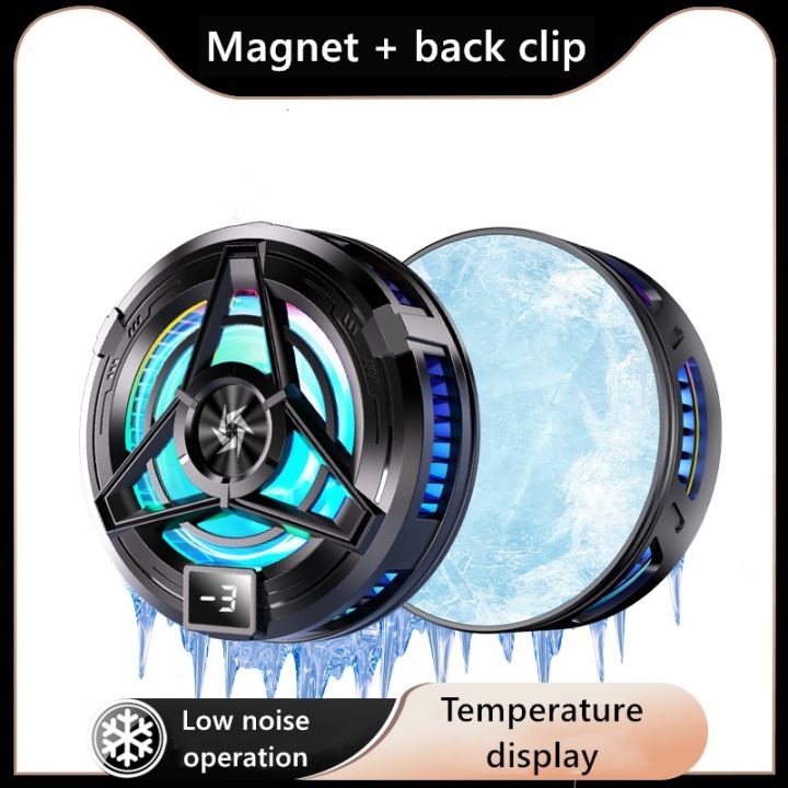 Magnetic%20mobile%20phone%20radiator%20with%20temperature%20display%20For%20iPhone%20Xiaomi%20Huawei%20Samsung%20mobile%20phone%20back%20clip%20fan%20game%20cooler%20-%20Image%202
