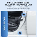 SEAMETAL 12Pcs Upgraded Car Door Gap Cushion Hood Bumper Shock Absorber Reduce Noise Door Protection Pad Universal for Sedan Suv. 