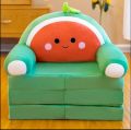 Baby 3 Layer Padded Sofa Support Seat for Infant Bear - Elephant - Frog - Hello Kitty - Mickey Minnie Mouse - Penguin - Spiderman - Panda - Frog Animal Charater Plush Toy Learn to Sit Practice Chair for Toddlers Healthcare Booster Seat Children Washable. 