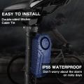 Rockbye Bicycle Alarm Bell 113dB Electric Bike Horn Motorbike Security Anti Theft Wireless Remote Control Vibration Detector New.