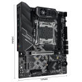MACHINIST X99 V9S Motherboard Support TPM2.0 LGA 2011-3 Xeon E5 CPU DDR4 RAM C612 Chip with 3*NVME M.2 Slot SATA3.0 USB3.0.