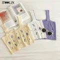 ITOOLIN Women Embroidery Floral Cute Camis Knitted Crop Tops For Women Slim Tanks Tops Fashion Camisole Summer 2023. 