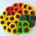 Artificial Handmade Foam Sheet Sunflower 20pcs. 
