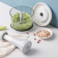 Hand Push Chopper Manual Chopper Vegetable Cutter Food Processor. 