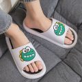Cute cartoon cute little dinosaur shoes minimalist thick heel waterproof soft and flexible slippers. 