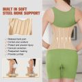 MiiOW U-shaped Waist Trainer Corset Women Buttoned Shapers Breast Lifted Waist Trainer Steel Bone Slimming Breathable Shapewear. 
