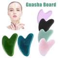 1Pcs Guasha Scraping Massage Scraper Face Massager Acupuncture Beeswax Resin Gua Sha Board Acupoint Face Eye Care SPA Massage Tool. 