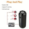 T&G TG117 Portable Bluetooth Speaker Outdoor Wireless Woofer Free Call /FM/TF Card/USB Flash Drive Connect Mobile Phone/Tablet. 