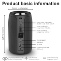 ZEALOT-S32 Portable Bluetooth Speaker Subwoofer - Waterproof Stereo Outdoor Boom Box with TF Card & AUX Support.