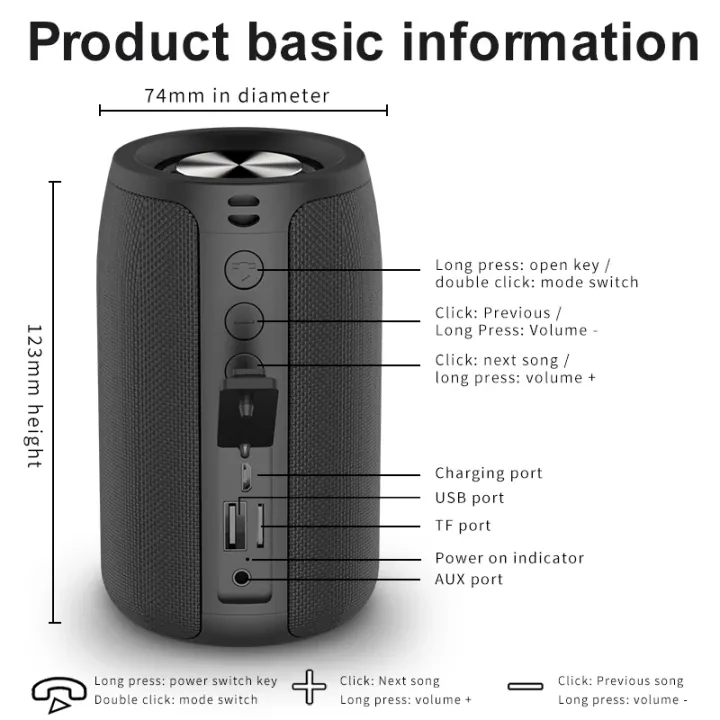 ZEALOT-S32%20Portable%20Bluetooth%20Speaker%20Subwoofer%20-%20Waterproof%20Stereo%20Outdoor%20Boom%20Box%20with%20TF%20Card%20&%20AUX%20Support%20-%20Image%206