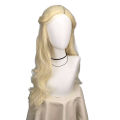 Glinda Cosplay Wig For Women Girls Wicked Long Wavy Blonde Heat Resistant Synthetic Hair Wigs Cos Glinda Party.