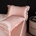 100% Mulberry Silk King Bedding Sets Duvet Cover with Pillowcase Comfortable Bed Sets Linen Sheet Silky Bed Cover Sets.