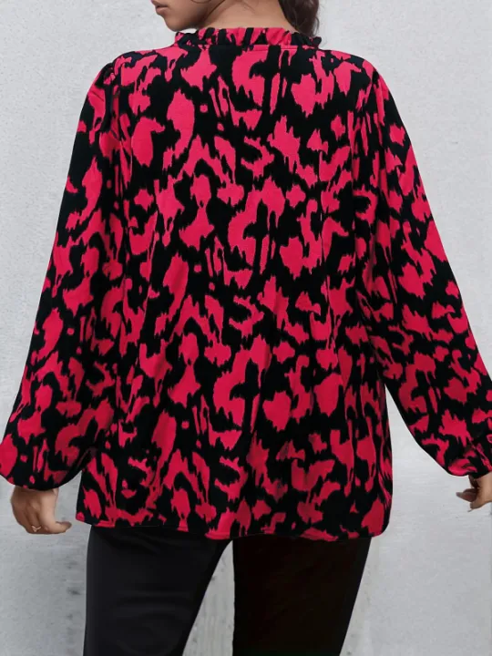 Plus%20Size%201XL-5XL%20New%20Women's%20Shirt%20Pattern%20Printed%20V-neck%20Top%20Long%20Sleeved%20Shirt%20Comfortable%20and%20Breathable%20-%20Image%205