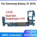 Samsung Galaxy J5 2016 16GB Original Motherboard with NFC. 