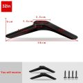 New Universal TV Base Stand Legs With Screws Black TV Stand Base Mount Pedestal Feet Bracket Living Room.