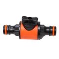 1PC/2PCS 16MM Equal Garden Hose Shut Off Valve Fitting Plastic Tubing Tap Adapter Quick Joint for Watering Irrigation Car Wash.