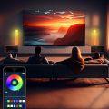 Smart RGB LED Light Bar for Room,16 Million Colors,Three Control Modes,Dynamic Music Sync Mode,USB Interface gaming equipment lightify. 