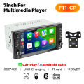 MEKEDE 2din MP5 Car Radio Universal Multimedia 7 inch HD Touch Screen Wired Carplay Android Auto BT USB FM Radio Stereo Audio. 