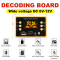 DC 12V Car MP3 WMA Decoder Board Audio Module USB TF FM Radio LINEIN Bluetooth 5.0 Wireless Music MP3 Player With Remote Control.