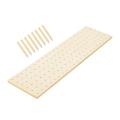 Wood Pegboard Drawer Organizer Storage Sturdy Organization Dish and Plate Organizer Peg Board System Adjustable for Utensils. 