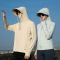  Summer Thin Couple Sports Leisure Sunscreen Clothing Comfortable High Quality Ice Silk Breathable Outdoor UV Protection Coat. 