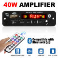 160W Amplifier Bluetooth MP3 WMA APE Decoder Board 12V 80W Handsfree Car Audio Microphone USB TF FM Radio DIY Mp3 Music Player. 