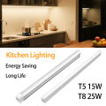 50CM LED Night Light Under Cabinet Lights T5/T8 Tube 220V Ultra Brightness Long Bar Lamp Can DIY Polygon, Kitchen Closet Lightin. 