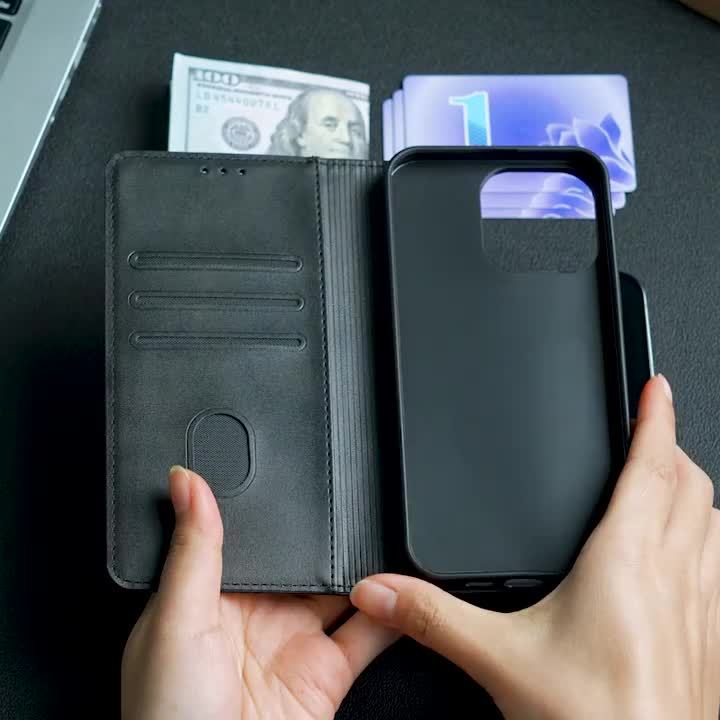 Business Magnetic Phone Case for Tecno Spark 20 10 Pro 20C 10C 8C Spark GO 2024 Pop 8 Pro Leather Wallet Case Flip Cover