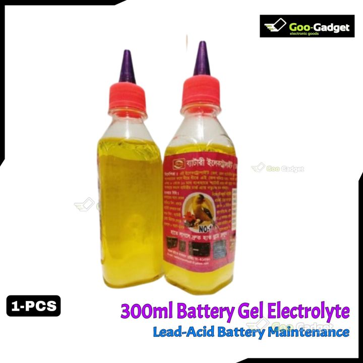 300ml Battery Gel Electrolyte for Lead-Acid Batteries – Enhances Efficiency, Long-Term Stability, and Leak-Proof Energy Storage Solution Goo-Gadget