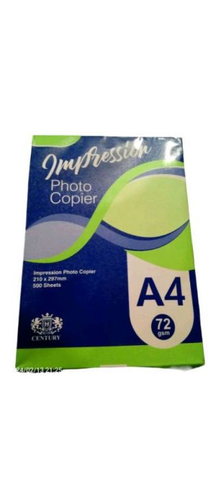 Original Impression Photo Copier A4 Size White Paper-Printing Paper 500 Hundrat Pages.......
