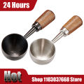 Stainless Steel Walnut Coffee Bean Measuring Spoons Household Tools High Profile Level Long Handle Coffee Powder Measuring Spoon. 