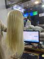 Hair Dummy White For Learning Hair Styling And Cutting etc. 