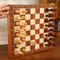 Rosewood Luxury Chess Set with 2 Extra Queens – Chess Game Set with Storage Box Professional Tournament Chess Board for Adults.