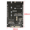 【C】M.2 NGFF MSATA SSD To SATA 3.0 Adapter 2 In 1 Converter Card For PC Laptop. 