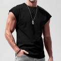 2025 Summer Men Breathable sports Vest Quick Dry Loose Fitness training broad shoulder Gym Sleeveless tops running men Tank Top.