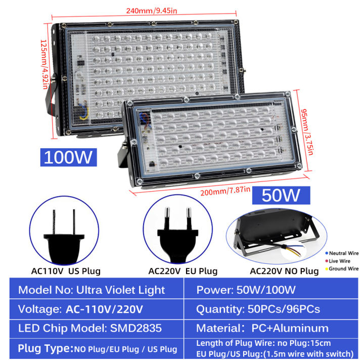395nm%20400Nm%20Led%20UV%20Floodlight%20220V%20Ultraviolet%20Stage%20Lamp%2050W%20100W%20LED%20Stage%20Blacklight%20Waterproof%20Disco%20Party%20Stage%20Backlight%20-%20Image%205