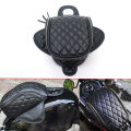 For Harley 883 Magnetic Motorcycle Diamond PU Leather Oil Fuel Tank Travel Bag. 
