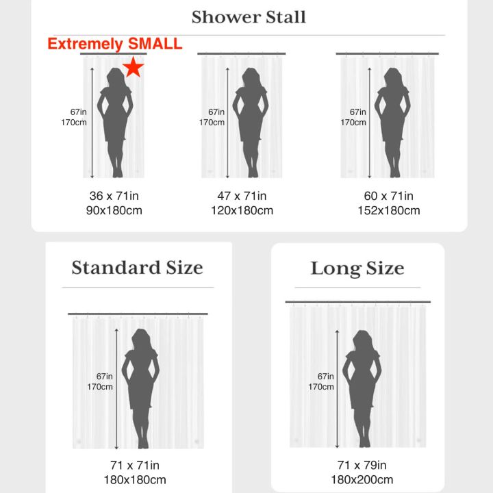 Waterproof%20Shower%20Curtain%20Liner%20with%20Magnets%20&%20Metal%20Grommets,%20Plastic%20Mildew%20Resistant%20Bathroom%20Curtain%20for%20Bathtub%20Bath%20-%20Image%202