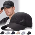 Summer Outdoor Sports Cap Golf Fishing Hat Quick Drying Sun Hat Adjustable Unisex Baseball Cap for Women Men. 