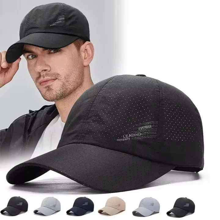 Summer%20Outdoor%20Sports%20Cap%20Golf%20Fishing%20Hat%20Quick%20Drying%20Sun%20Hat%20Adjustable%20Unisex%20Baseball%20Cap%20for%20Women%20Men%20-%20Image%202