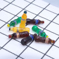 Dollhouse Miniature Sparkling water Drink Bottles Pretend Play Kitchen Game Party Toys.