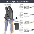 WOZOBUY 7CQK Crimping Tool Set Wire Crimper for Solar PV Connectors,Non-Insulated,DuPont,Ferrule Connectors-8 Inch Wire Stripper. 