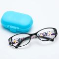 Stylish Blue Light Blocking Reading Glasses for Women - Pattern Print; UV Protection & Spring Hinge Design. 