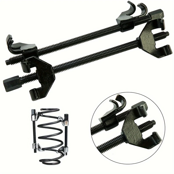 Shock Absorber Spring Compressor Tool Set, Claw Hook for Car Repair and Roll Removal, Manual, Special