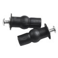 2Pcs Toilet Seat Fixings For Most Standard Toilet Seats With Top Fix Hinge Release Quick Install Toilet Kit.