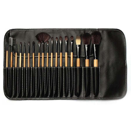 bobi brown brush set pavk of 18 professional set with leather pouch