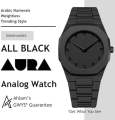 Arabic Aura Watch for Men Women Waterproof Quartz Fiber Strap Wrist Watch Premium Couple Sports Watch. 